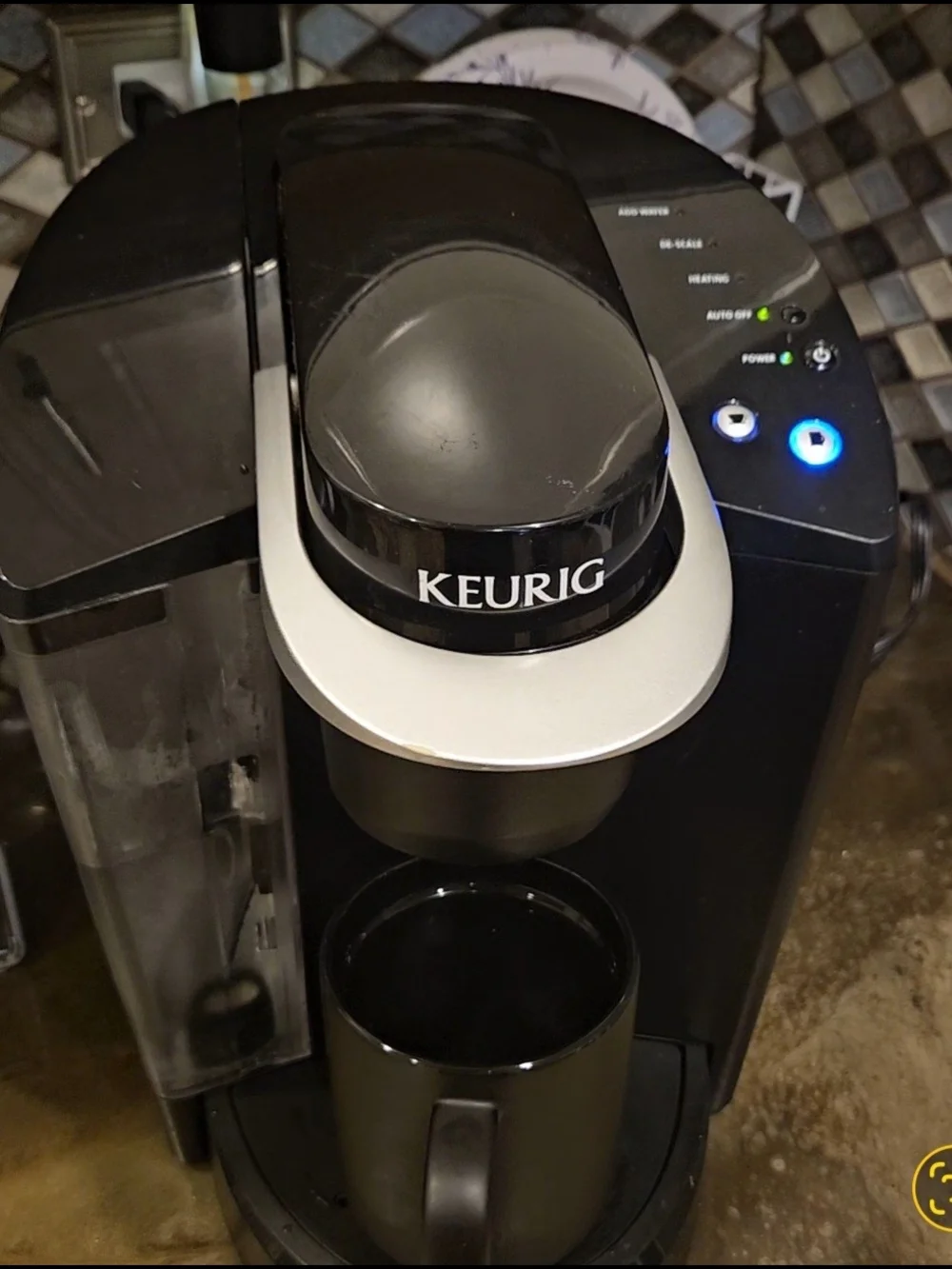 Keurig Single-Serve Coffee Brewer - Black and Silver